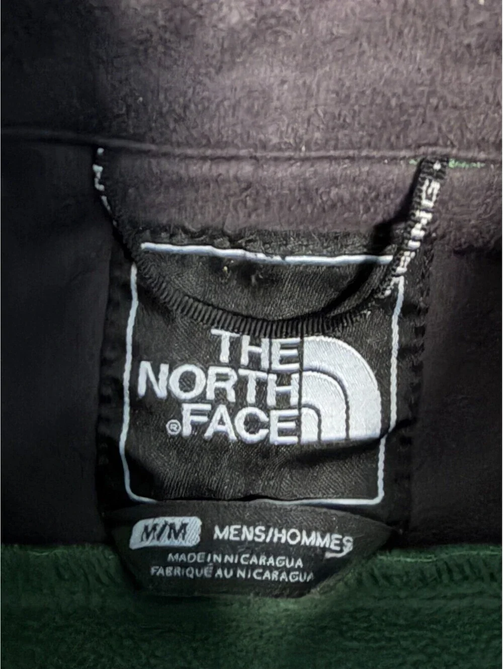 The North Face Soft Shell Jacket Mens SZ Medium Full Zip Green